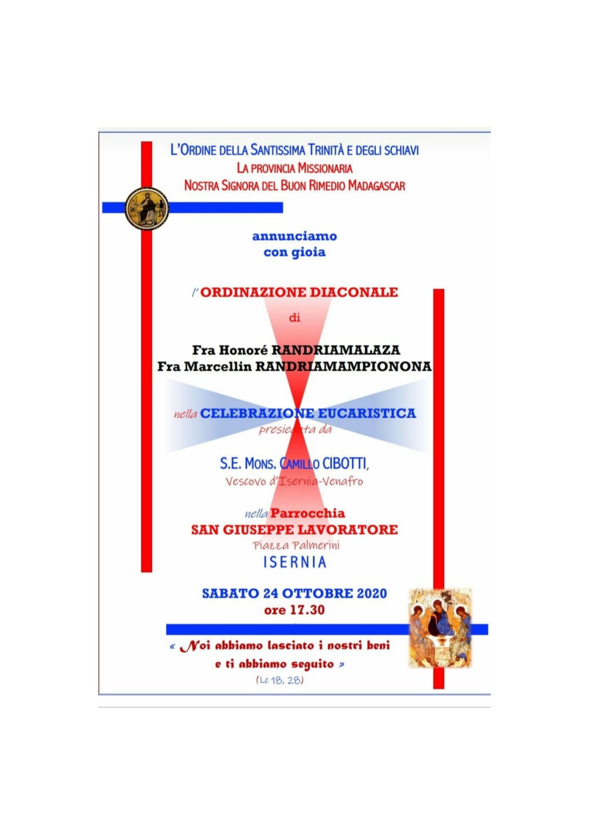 Due nuovi Diaconi in Diocesi IserniaVenafro